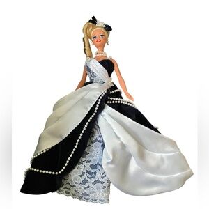 1996 Midnight Waltz Black and White Gown Barbie Doll